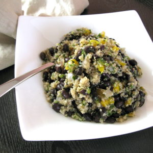 Lime Infused Black Bean & Quinoa Medley
