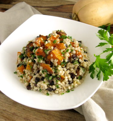 Israeli Couscous with Roasted Butternut Squash