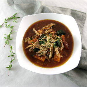 Moroccan Chicken and Couscous Soup