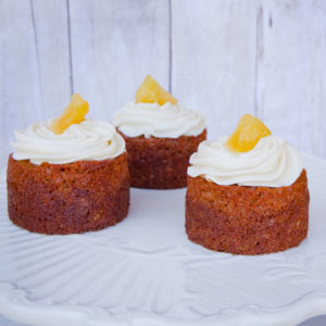 Petite Carrot Cakes with Cream Cheese Frosting