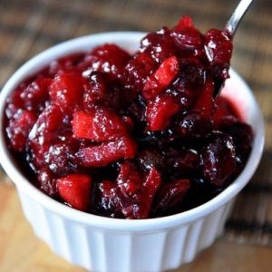 Cranberry, Apple and Pear Chutney