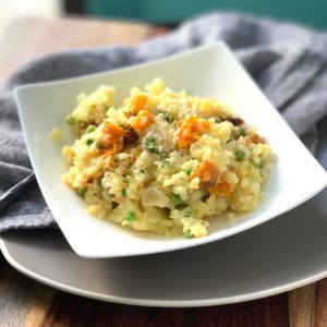 Risotto with Butternut Squash and Peas