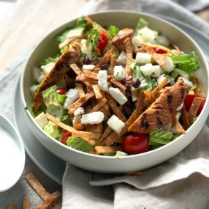 Taco Salad with Chipotle Chicken