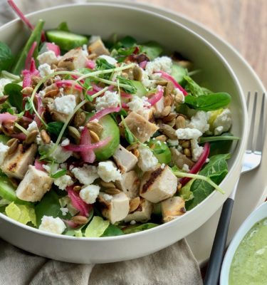 Green Goddess Chopped Salad with Grilled Chicken