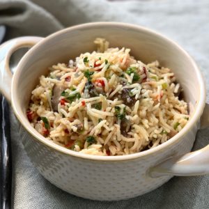 Two Onion Rice Medley