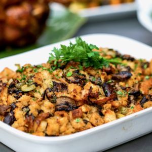Classic Savory Stuffing with Mushrooms