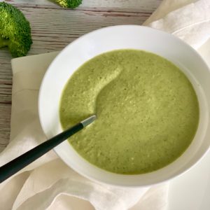 Vegan Broccoli "Cheddar" Soup