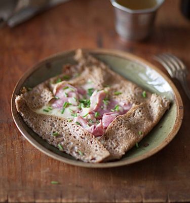Gruyere & Ham Crepes - Brittany Style