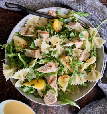 Herbed Farfalle Salad with Grilled Chicken