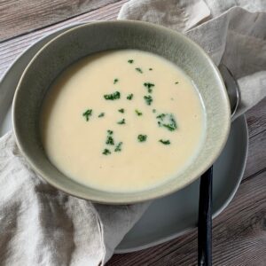 Classic Potato Leek Soup with Chives