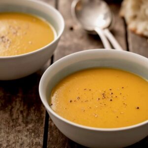 Butternut Squash Soup with Apples and Sage