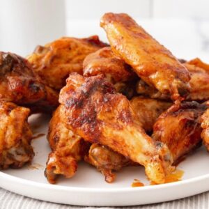 Baked Chicken Wings with Buffalo & Teriyaki Sauces