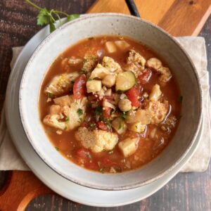 Moroccan Chickpea and Couscous Soup