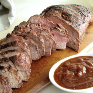Grilled Tri-Tip with BBQ Sauce