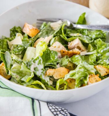 Caesar Salad with Grilled Herb Chicken
