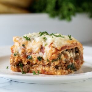 Lasagna Bolognese with Turkey
