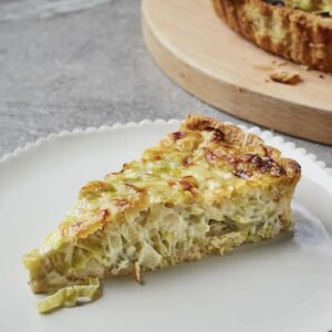 Wheat Free Slow Simmered French Leek Quiche