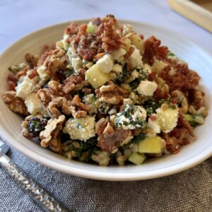 Harvest Farro and Kale Salad with Bacon