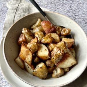 Garlic Roasted Red Potatoes and Sunchokes